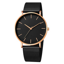 Load image into Gallery viewer, Men Watch Quartz Casual Watches Simple Metal Hour Reloj Quartz Watch Montre Mesh Stainless Steel erkek kol saati masculino clock