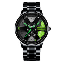Load image into Gallery viewer, NEKTOM Men Rim Hub Watch Custom Design Car Wrist Watch Stainless Steel Custom not Printing Wheel Rim Hub Watches Man