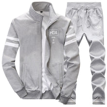 Cargar imagen en el visor de la galería, BOLUBAO, conjunto para hombre de 2 piezas con cremallera, chándal informal de otoño para hombre, conjuntos para hombre, sudadera, chaqueta y pantalones, conjunto de 2 piezas para hombre