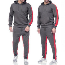 Load image into Gallery viewer, New Men Hoodies Suit Tracksuit Sweatshirt Suit Autumn Winter Fleece Hoodie+Sweat pants Jogging Homme Pullover Sporting Suit Male