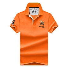Load image into Gallery viewer, new Tops&Tees Men's Polo shirts Business men brands Polo Shirts 3D embroidery mens Breathable gym polo shirt