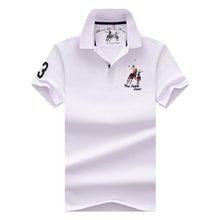 Load image into Gallery viewer, new Tops&Tees Men's Polo shirts Business men brands Polo Shirts 3D embroidery mens Breathable gym polo shirt