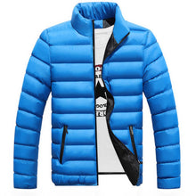 Load image into Gallery viewer, Winter Men's Warm Ultralight Puffer Down Parka High Neck Coat Jacket 2019 Fashion Winter Warm Men Down Coats