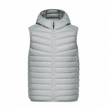 Load image into Gallery viewer, SEMIR Men Quilted Lightweight Hooded Down Vest with Zip Pocket Hooded Puffer Vest Chinlon Lined with Inner Pocket Zip Closure