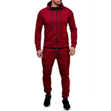 Load image into Gallery viewer, ZOGGA Fashion Jacket + pants Sportswear Men Tracksuit Hoodie Spring Autumn Men Brand Clothes Hoodies Mens Track Suit Set