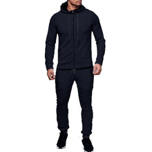 Load image into Gallery viewer, ZOGGA Fashion Jacket + pants Sportswear Men Tracksuit Hoodie Spring Autumn Men Brand Clothes Hoodies Mens Track Suit Set