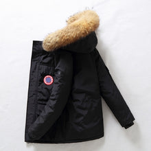 Load image into Gallery viewer, 90%Down Jackets Men Winter Jacket Men Fashion Thick Warm Parkas Fur White Duck Down Coats Casual Man Waterproof Down Jackets 165