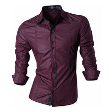 Cargar imagen en el visor de la galería, Jeansian primavera otoño características camisas hombres Casual Jeans camisa nueva llegada manga larga Casual Slim Fit camisas masculinas Z030