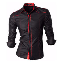 Cargar imagen en el visor de la galería, Jeansian primavera otoño características camisas hombres Casual Jeans camisa nueva llegada manga larga Casual Slim Fit camisas masculinas Z030
