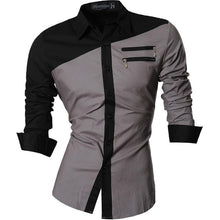 Cargar imagen en el visor de la galería, Jeansian primavera otoño características camisas hombres Casual Jeans camisa nueva llegada manga larga Casual Slim Fit camisas masculinas Z030