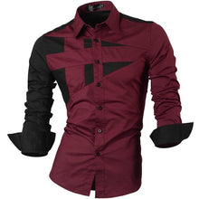 Cargar imagen en el visor de la galería, Jeansian primavera otoño características camisas hombres Casual Jeans camisa nueva llegada manga larga Casual Slim Fit camisas masculinas Z030