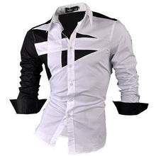 Cargar imagen en el visor de la galería, Jeansian primavera otoño características camisas hombres Casual Jeans camisa nueva llegada manga larga Casual Slim Fit camisas masculinas Z030