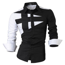 Cargar imagen en el visor de la galería, Jeansian primavera otoño características camisas hombres Casual Jeans camisa nueva llegada manga larga Casual Slim Fit camisas masculinas Z030