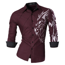 Cargar imagen en el visor de la galería, Jeansian primavera otoño características camisas hombres Casual Jeans camisa nueva llegada manga larga Casual Slim Fit camisas masculinas Z030