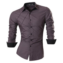 Cargar imagen en el visor de la galería, Jeansian primavera otoño características camisas hombres Casual Jeans camisa nueva llegada manga larga Casual Slim Fit camisas masculinas Z030