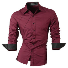 Cargar imagen en el visor de la galería, Jeansian primavera otoño características camisas hombres Casual Jeans camisa nueva llegada manga larga Casual Slim Fit camisas masculinas Z030