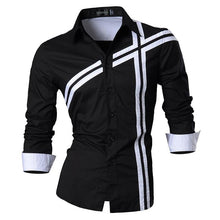 Cargar imagen en el visor de la galería, Jeansian primavera otoño características camisas hombres Casual Jeans camisa nueva llegada manga larga Casual Slim Fit camisas masculinas Z030