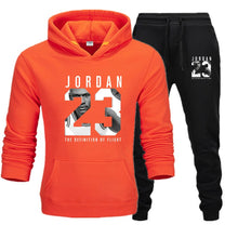 Cargar imagen en el visor de la galería, Nuevas sudaderas con capucha para hombre, traje Jordan 23, chándal, sudadera, traje con capucha de lana y pantalones de sudor, jersey para correr para hombre, traje deportivo 3XL para hombre