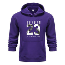 Cargar imagen en el visor de la galería, Nuevas sudaderas con capucha para hombre, traje Jordan 23, chándal, sudadera, traje con capucha de lana y pantalones de sudor, jersey para correr para hombre, traje deportivo 3XL para hombre