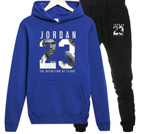 Cargar imagen en el visor de la galería, Nuevo 2018 nueva moda JORDAN 23 hombres ropa deportiva estampado hombres sudaderas con capucha pulóver Hip Hop hombres chándal sudaderas ropa