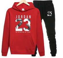 Cargar imagen en el visor de la galería, Nuevo 2018 nueva moda JORDAN 23 hombres ropa deportiva estampado hombres sudaderas con capucha pulóver Hip Hop hombres chándal sudaderas ropa
