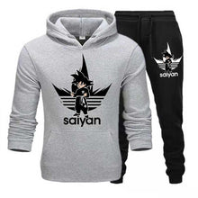 Cargar imagen en el visor de la galería, SAIYAN, conjuntos para hombre, envío directo, sudaderas con capucha y pantalones Harajuku, venta al por mayor, trajes deportivos, sudaderas informales, chándal, ropa deportiva plus 5XL