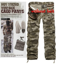 Load image into Gallery viewer, Hot sale free shipping men cargo pants camouflage trousers military pants for man 7 colors