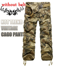 Load image into Gallery viewer, Hot sale free shipping men cargo pants camouflage trousers military pants for man 7 colors