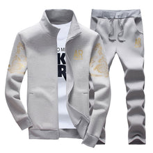 Load image into Gallery viewer, Men's Sportswear Sets 2019 Spring Autumn Male Casual Tracksuit Men 2 Piece Zipper Sweatshirt + Sweatpants Brand Track Suit Set