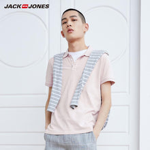 Cargar imagen en el visor de la galería, Polo JackJones de algodón de Color liso con cuello vuelto para hombre 219106516