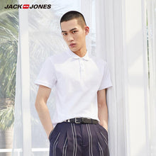 Cargar imagen en el visor de la galería, Polo JackJones de algodón de Color liso con cuello vuelto para hombre 219106516