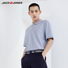 Cargar imagen en el visor de la galería, Polo JackJones de algodón de Color liso con cuello vuelto para hombre 219106516