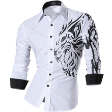 Cargar imagen en el visor de la galería, Jeansian primavera otoño características camisas hombres Casual Jeans camisa nueva llegada manga larga Casual Slim Fit camisas masculinas Z034