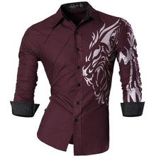 Cargar imagen en el visor de la galería, Jeansian primavera otoño características camisas hombres Casual Jeans camisa nueva llegada manga larga Casual Slim Fit camisas masculinas Z034