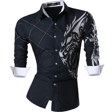 Cargar imagen en el visor de la galería, Jeansian primavera otoño características camisas hombres Casual Jeans camisa nueva llegada manga larga Casual Slim Fit camisas masculinas Z034