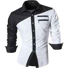 Cargar imagen en el visor de la galería, Jeansian primavera otoño características camisas hombres Casual Jeans camisa nueva llegada manga larga Casual Slim Fit camisas masculinas Z034