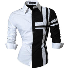 Cargar imagen en el visor de la galería, Jeansian primavera otoño características camisas hombres Casual Jeans camisa nueva llegada manga larga Casual Slim Fit camisas masculinas Z034