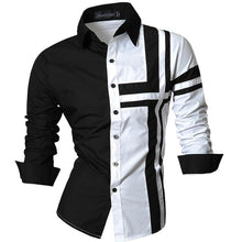 Cargar imagen en el visor de la galería, Jeansian primavera otoño características camisas hombres Casual Jeans camisa nueva llegada manga larga Casual Slim Fit camisas masculinas Z034