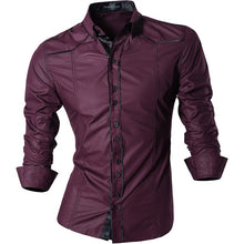 Cargar imagen en el visor de la galería, Jeansian primavera otoño características camisas hombres Casual Jeans camisa nueva llegada manga larga Casual Slim Fit camisas masculinas Z034