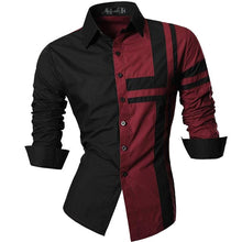 Cargar imagen en el visor de la galería, Jeansian primavera otoño características camisas hombres Casual Jeans camisa nueva llegada manga larga Casual Slim Fit camisas masculinas Z034