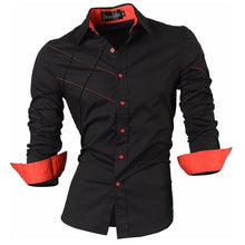 Cargar imagen en el visor de la galería, Jeansian primavera otoño características camisas hombres Casual Jeans camisa nueva llegada manga larga Casual Slim Fit camisas masculinas Z034