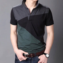 Cargar imagen en el visor de la galería, JANPA estilo 2019 marca Polos casuales de manga corta para hombres de verano de algodón transpirable Tops camiseta talla asiática M-5XL 6XL