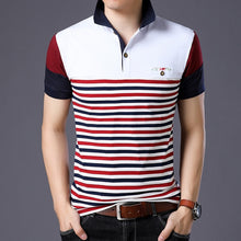 Cargar imagen en el visor de la galería, JANPA estilo 2019 marca Polos casuales de manga corta para hombres de verano de algodón transpirable Tops camiseta talla asiática M-5XL 6XL
