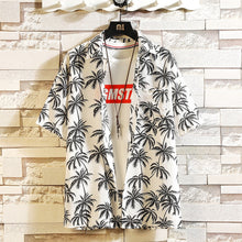 Load image into Gallery viewer, Print Brand Summer Hot Sell Men's Beach Shirt Fashion Short Sleeve Floral Loose Casual Shirts Plus Asian SIZE M-4XL 5XL Hawaiian
