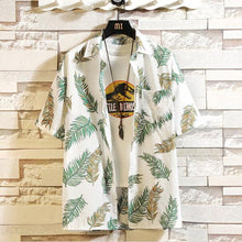 Load image into Gallery viewer, Print Brand Summer Hot Sell Men's Beach Shirt Fashion Short Sleeve Floral Loose Casual Shirts Plus Asian SIZE M-4XL 5XL Hawaiian