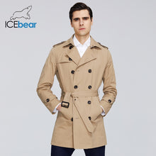 Cargar imagen en el visor de la galería, ICEbear 2020 nueva gabardina para hombres de alta calidad cortavientos de solapa larga para hombres ropa de marca para hombres MWF20709D