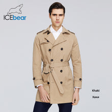 Cargar imagen en el visor de la galería, ICEbear 2020 nueva gabardina para hombres de alta calidad cortavientos de solapa larga para hombres ropa de marca para hombres MWF20709D