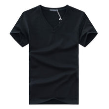 Cargar imagen en el visor de la galería, Camiseta de manga corta para hombre, Camisetas con cuello en V, camiseta ajustada de manga corta, camiseta informal de verano para hombre, Camisetas de talla grande S-5XL