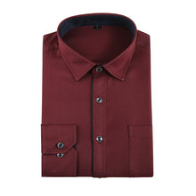 Cargar imagen en el visor de la galería, JeeToo, camisa blanca para hombre, novedad de 2019, camisa de vestir de corte Regular para hombre de negocios, camisa de boda informal de manga larga sólida para hombre, camisa de talla grande 3XL