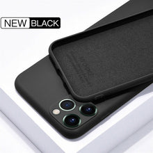 Cargar imagen en el visor de la galería, Funda de silicona Original de lujo para iPhone 11 12 Pro SE 2, funda suave de protección completa para iPhone X XR 11 XS Max 7 8 6 6s